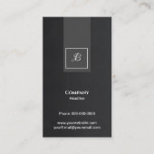 モノグラム名刺 名刺 (正面)