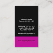 モノグラム名刺 名刺 (裏面)