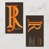 モノグラム名刺 名刺 (正面/裏面)