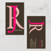 モノグラム名刺 名刺 (正面/裏面)