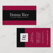 モノグラム名刺 名刺 (正面/裏面)