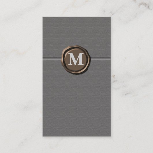 モノグラム名刺 名刺 (正面)