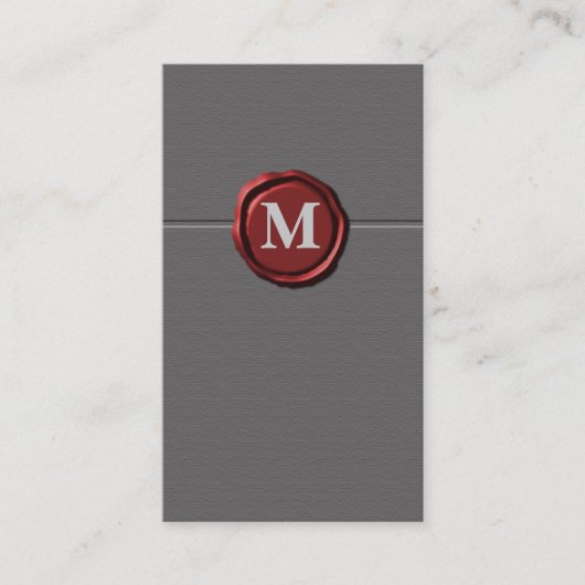 モノグラム名刺 名刺 (正面)