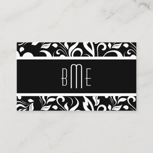 モノグラム名刺 名刺 (正面)