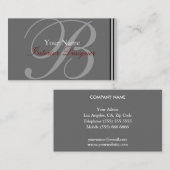 モノグラム名刺 名刺 (正面/裏面)