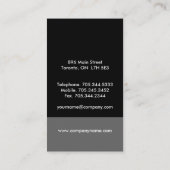 モノグラム名刺 名刺 (裏面)