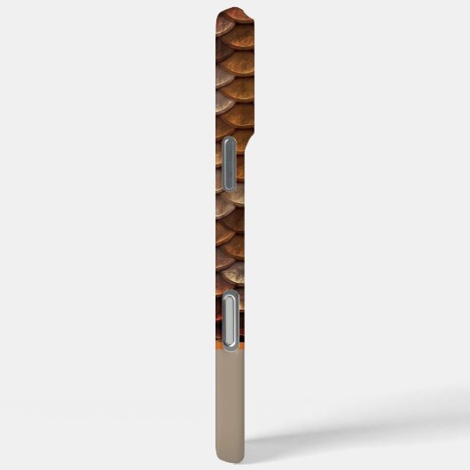 モノグラム名前をカスタムするメタリックマーメイドはかりで測 Case-Mate iPhoneケース (裏面 / 右)