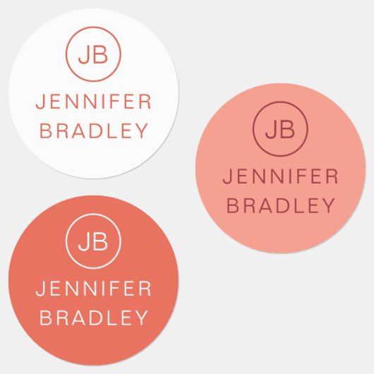 モノグラム名前をカスタムする服ラベルスクールラベル ラベル (グループ)