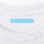 モノグラム名前をカスタムする服ラベルブルーピンク ラベル (貼付)