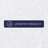 モノグラム名前をカスタムする衣料ラベル学校 ラベル (デザイン1)