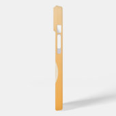 モノグラム名金ゴールドクリーム植物葉円 Case-Mate iPhoneケース (裏面 / 左)