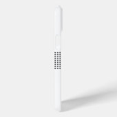 モノグラム名3フォトコラージュトレンディー モダン Case-Mate iPhoneケース (裏面 / 右)