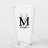 モノグラム名 タンブラーグラス (裏面)