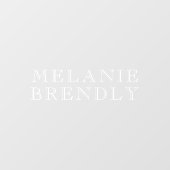 モノグラム名 | ミニマエレガントリスト ウィンドウサイン (シート)