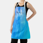 モノグラム名（青） エプロン (インサイチュ)