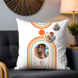 モノグラム名Boho Arch写真数々のトレンディーガーリー クッション