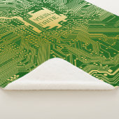 モノグラム回路マザーボード電子チップ技術 シェルパブランケット (3/4)