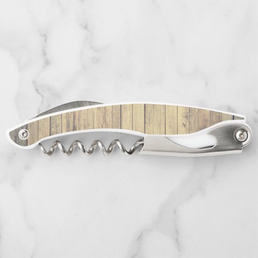 モノグラム国素朴スクリプト名パーソナライズされた ソムリエナイフ (裏面)