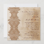 モノグラム地中海のヴィンテージ結婚ギリシャ 招待状 (正面)