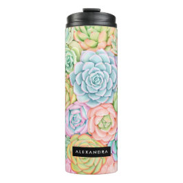 モノグラム多糖ウォーターカラーパカラフルステル タンブラー