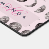 モノグラム夢お洒落の月の位相ギフト デスクマット (コーナー)