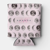 モノグラム夢お洒落の月の位相ギフト 缶クーラー (正面)