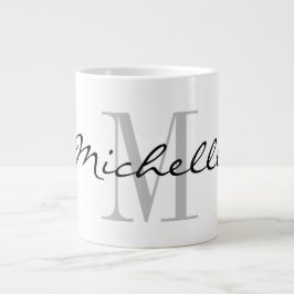 モノグラム大カスタム大の巨大な巨大なマグカップの贈り物 ジャンボコーヒーマグカップ