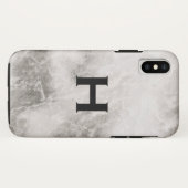 モノグラム大理石の背景 Case-Mate iPhoneケース (裏面(横))