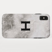 モノグラム大理石の背景 Case-Mate iPhoneケース (裏面(横))