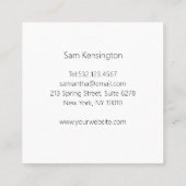 モノグラム大理石名刺 スクエア名刺 (裏面)