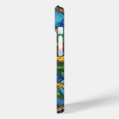 モノグラム天太陽ステンドグラス Case-Mate iPhoneケース (裏面 / 左)