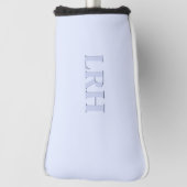 モノグラム女性ゴルフパターカバー – 青 ゴルフヘッドカバー (回転90)