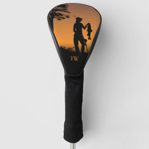 モノグラム女性漁師 ゴルフヘッドカバー