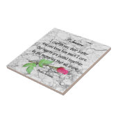 モノグラム姉妹引用文 タイル (側面)