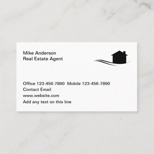 モノグラム実在エステート名刺スタイル 名刺 (裏面)