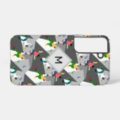 モノグラム室内登山 SAMSUNG GALAXYケース (裏面横)
