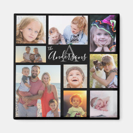 モノグラム家族8枚カスタマイズ写真 マグネット