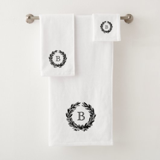 モノグラム家紋エンブレムヴィンテージ バスタオルセット (インサイチュ)