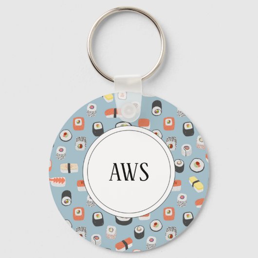 モノグラム寿司 キーホルダー (正面)