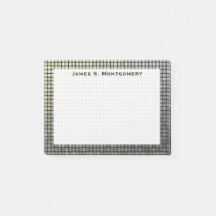 モノグラム小グランジ金フェイク属正方形