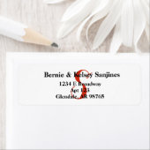 モノグラム差出人住所ラベル ラベル (インサイチュ)