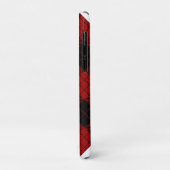 モノグラム市松模様にクリスマス赤バッファロープレイド Case-Mate iPhoneケース (裏面/左)