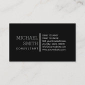 モノグラム平黒ニッモダンケル 名刺 (裏面)