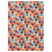 モノグラム幾何六角モダンクリップボード クリップボード (裏面)