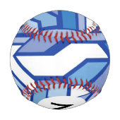 モノグラム幾何学模様2 野球ボール (裏面)