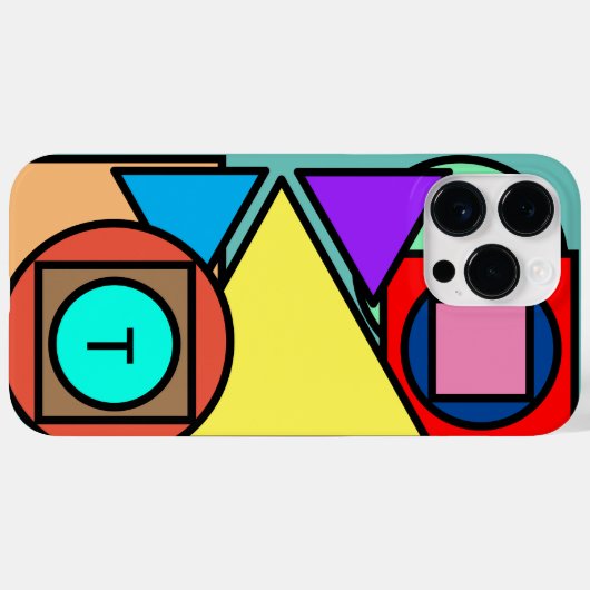 モノグラム幾何学模様 Case-Mate iPhoneケース (裏面 (横))