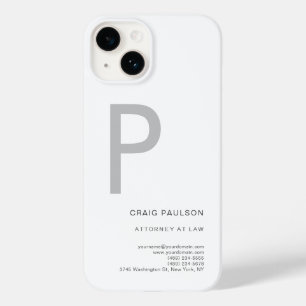 モノグラム弁護士 モダン Case-Mate iPhone 14ケース