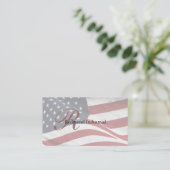 モノグラム愛国心の名刺 名刺 (スタンド正面)