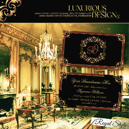 モノグラム感動的な高貴ブラックブラウン金ゴールド 名刺