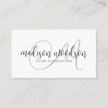 モノグラム手書きスクリプト署名